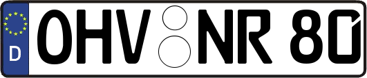 OHV-NR80