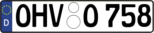 OHV-O758
