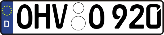 OHV-O920
