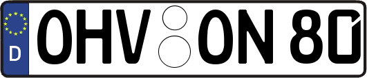 OHV-ON80