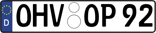 OHV-OP92