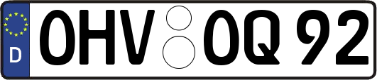OHV-OQ92