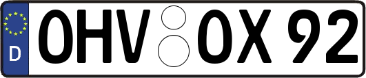 OHV-OX92