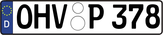 OHV-P378