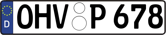 OHV-P678