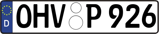 OHV-P926