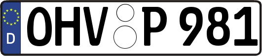 OHV-P981