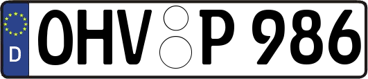 OHV-P986