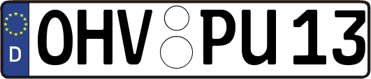 OHV-PU13