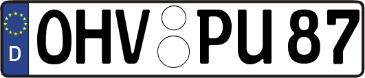OHV-PU87