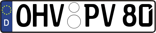 OHV-PV80