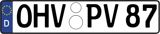 OHV-PV87