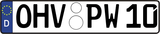 OHV-PW10