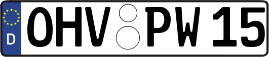 OHV-PW15