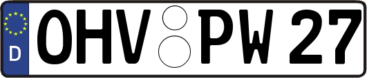 OHV-PW27