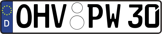 OHV-PW30