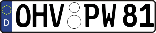 OHV-PW81