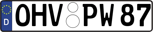 OHV-PW87