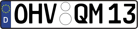 OHV-QM13