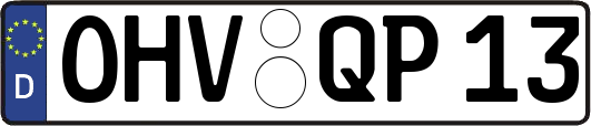OHV-QP13