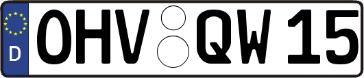 OHV-QW15