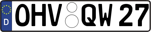 OHV-QW27
