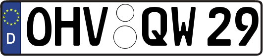 OHV-QW29