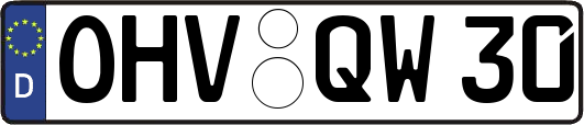 OHV-QW30