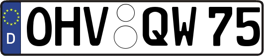 OHV-QW75