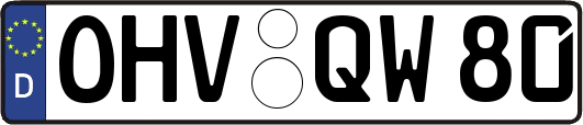OHV-QW80