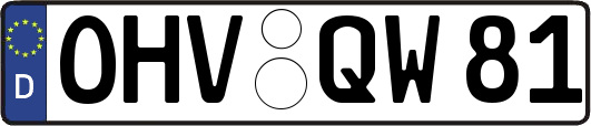 OHV-QW81