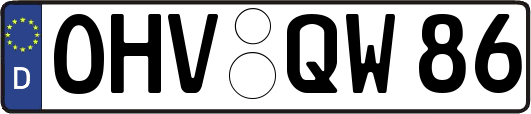 OHV-QW86