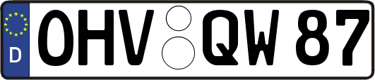 OHV-QW87