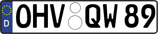 OHV-QW89