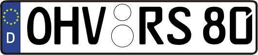 OHV-RS80