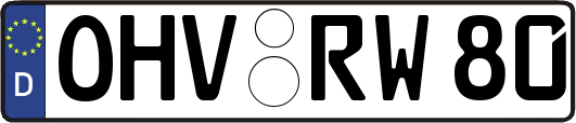 OHV-RW80