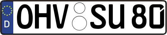 OHV-SU80