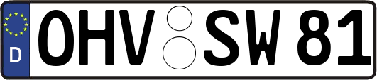 OHV-SW81