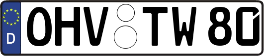 OHV-TW80