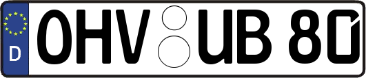 OHV-UB80