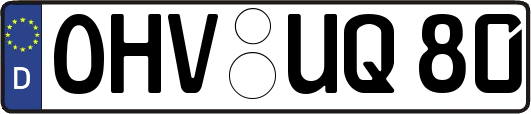 OHV-UQ80