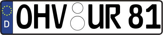 OHV-UR81