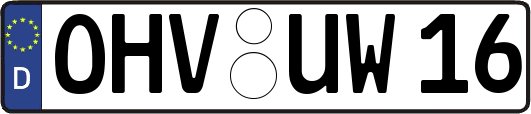 OHV-UW16