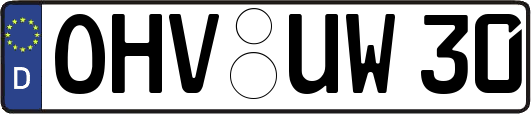 OHV-UW30