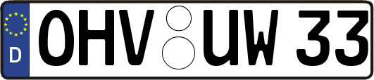 OHV-UW33