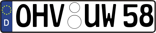 OHV-UW58