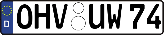 OHV-UW74