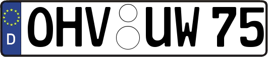 OHV-UW75