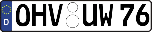 OHV-UW76