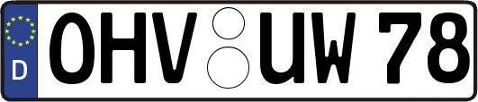 OHV-UW78